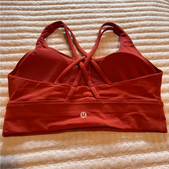 Lululemon energy longline sports bra Size 8 - Cayenne - Picture 6 of 6